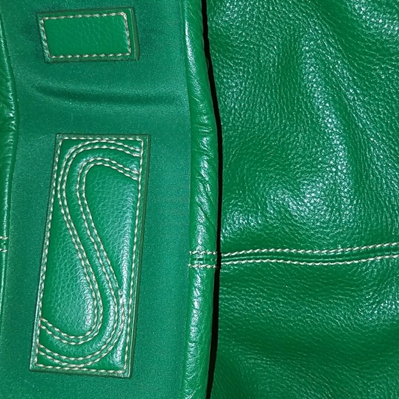 The Sak green leather shoulder bag - Picture 4 of 6
